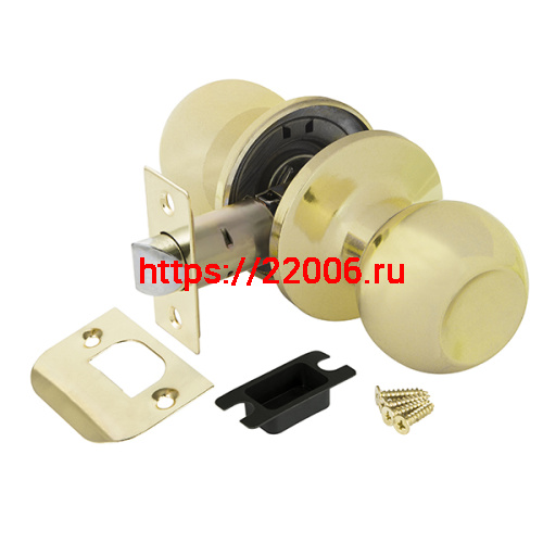 Ручка Ajax (Аякс) защелка DK682 PB-PS (6082 PB-P) (без фик.) золото Ручка Ajax (Аякс) защелка DK682 PB-PS (6082 PB-P) (без фик.) золото