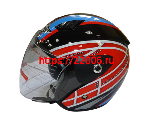 Шлем открытый FALCON XZH207 (Колобок) с забралом, размер XL фото 2