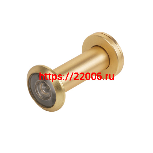 Глазок Fuaro (Фуаро) дверной, оптика пластик DV 3/90-50/Z (VIEWER 3 DVZ) SSG сатинированное золото