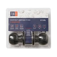 Ручка Punto (Пунто) защелка DK672/BL BL-BK (фик.) черный