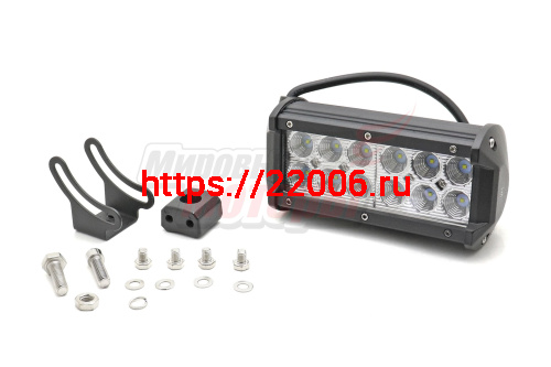 Фара cветодиодная CL-36W-F (ближний свет,алюминиевый корпус.12 диодов, 36Вт) Арт.5187 Фара cветодиодная CL-36W-F (ближний свет,алюминиевый корпус.12 диодов, 36Вт) Арт.5187