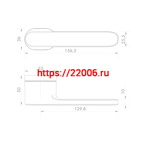 Ручка Armadillo (Армадилло) раздельная R.UCR36.FOREST AC-9 медь фото 2