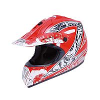 Мотошлем YM-910 красный (XS)