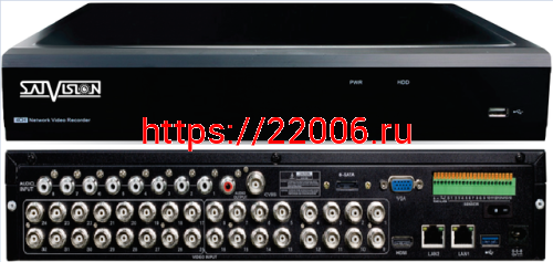 SVR-3115P v3.0 видеорегистратор гибридный