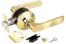 Ручка Fuaro (Фуаро) защелка DK624/BL PB-PS (624/BL PB-P) (без фик.) золото