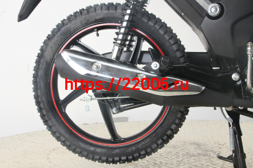 Мопед Alpha SA Max (Тюнинг) (багажник зад,диск.тормоз перед.,обтекат. фары,LED фара) ЧЕРНЫЙ фото 10