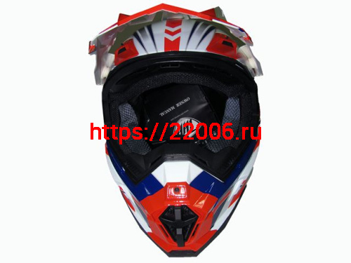 Мотошлем THH TX-25 №1 white/red (S)