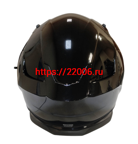 Шлем интеграл COBRA EC H153, черный глянцевый, с очками, размер S фото 5