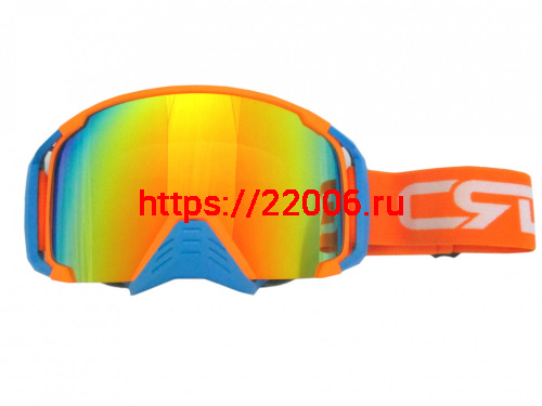 Очки 815-157 оправа оранжевая, линза зеркальная с желтым оттенком покрытие REVO Очки 815-157 оправа оранжевая, линза зеркальная с желтым оттенком покрытие REVO