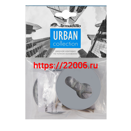 Накладка Armadillo (Армадилло) под цилиндр ET.R.URS52 (ET URS) SN-3 матовый никель фото 3