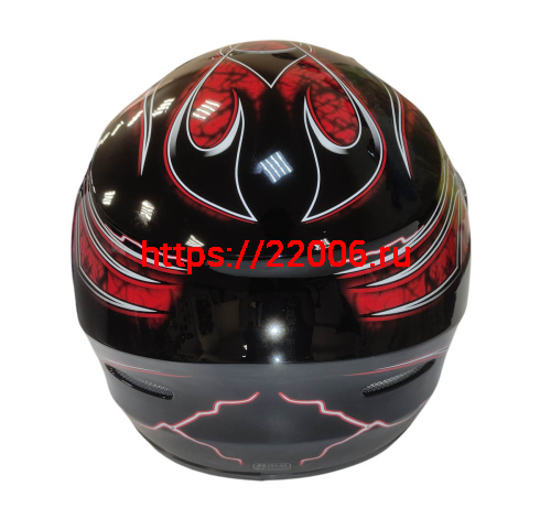 Шлем интеграл KIRIN K-22, черный, черн-крас матовый, черн-крас, размер S фото 7 Шлем интеграл KIRIN K-22, черный, черн-крас матовый, черн-крас, размер S фото 7