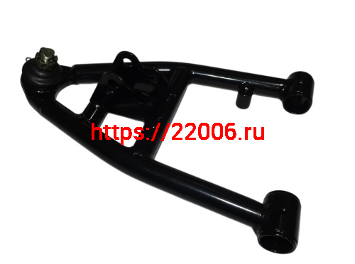 Рычаг нижний левый SPORTY 250 в сборе с шаровой (617587 + 111340) Рычаг нижний левый SPORTY 250 в сборе с шаровой (617587 + 111340)