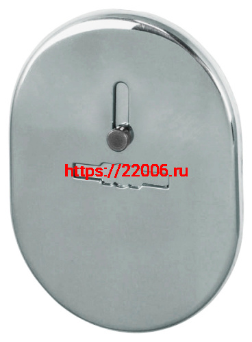 Накладка Fuaro (Фуаро) на сувальдный замок ESC.S-lift.SF/OV.476 (ESC 476) с шторкой СР хром