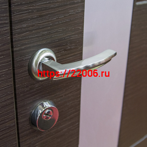 Ручка Punto (Пунто) раздельная R.TL54.ALFA (ALFA TL) SN/CP-3 матовый никель/хром фото 2