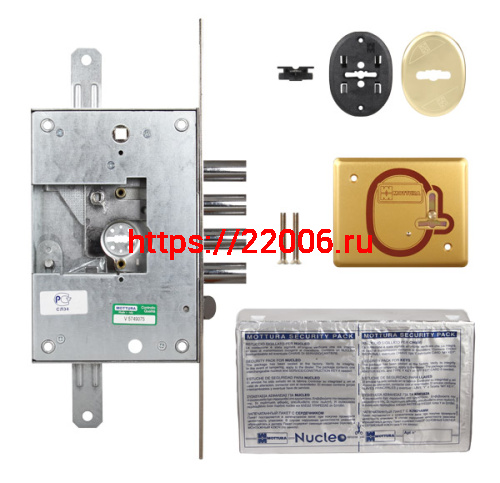 Замок Mottura (Моттура) врезной сувальдный с защёлкой 52.K771-S (левый), без накл. фото 2