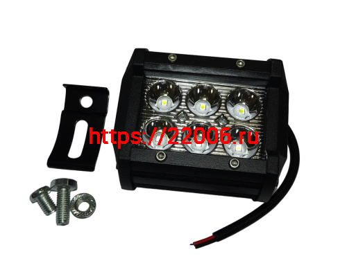 Фара светодиодная (планка) JT-1200-18W 2 ряда по 3 больших диода (Пр) (пришла как 27921) Фара светодиодная (планка) JT-1200-18W 2 ряда по 3 больших диода (Пр) (пришла как 27921)