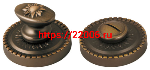 Ручка Armadillo (Армадилло) поворотная BK6.R.CL55 (BK6/CL) BB-17 коричневая бронза