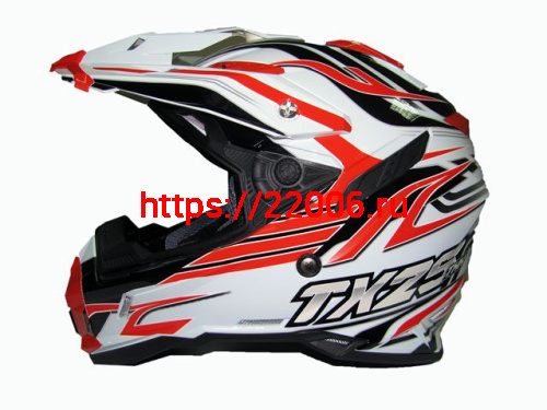 Мотошлем THH TX-25 №1 white/red (M)