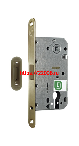 Замок Guardian (Гардиан) межкомнатный магнитный под цилиндр Soft 11М MG24K, матовое золото 24К /128:7113/ Замок Guardian (Гардиан) межкомнатный магнитный под цилиндр Soft 11М MG24K, матовое золото 24К /128:7113/