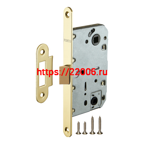 Защелка Punto (Пунто) врезная PL96WC-50/BL GP (золото)