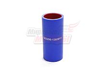 Патрубок радиатора верхний МАЗ силикон.,синий,армир. L110мм,d42мм. (HH060)