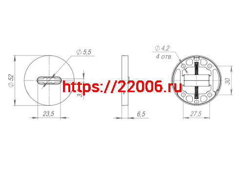 Накладка Fuaro (Фуаро) на сувальдный замок ESC.S-auto.RLR/R.486 SSG-39 сатинированное золото (1шт.) фото 3