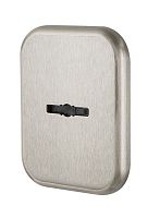 Декор. Armadillo (Армадилло) Квадратная накл. на сувальдный со шторкой PS-DEC SQ CT (ATC Protector 1) SN-3 Мат.никель
