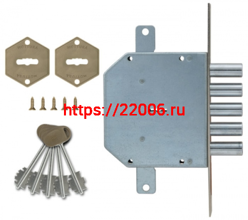 Замок Mottura (Моттура) врезной сувальдный 50.798-D (правый), ключ 60 мм, без накл. фото 4
