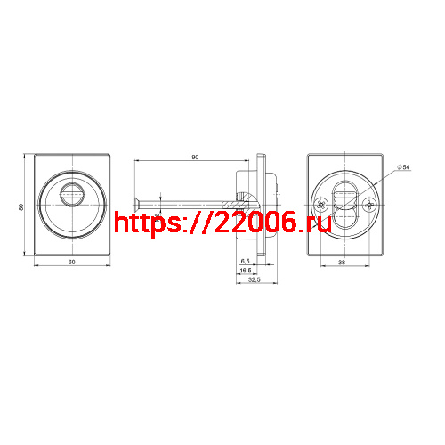 Броненакладка Fuaro (Фуаро) DEF.RL/K.4286 (DEF 4286 RL) CP-8 хром фото 2