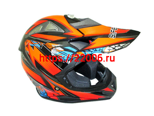 Мотошлем SAFEBET HF-116 (cross) black Q152-O (XL)