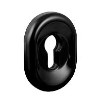 Накладка Fuaro (Фуаро) на цилиндр ESC.C/CRE/OV.12 (ESC-12C) BL черный (1 шт.)