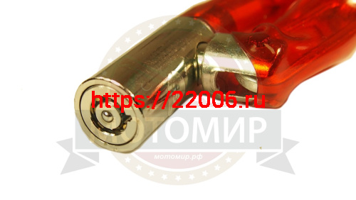 Трос противоугонный мото/скутер FS5001 8х80 см (классика, снаружи  пластик,внутри цепь, 2 ключа) фото 2