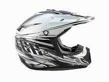 Мотошлем THH TX-12 №14 white/silver (L) детский