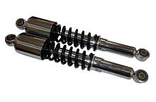 Амортизатор задний (L-340mm, D1-12mm, H1-20mm, D2-10mm, H2-20mm) Альфа улучш. масл. ХРОМ (ТЮНИНГ)ПР