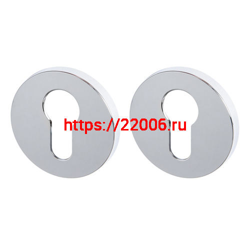 Накладка Armadillo (Армадилло) под цилиндр ET.R.URS52 (ET URS) CP-8 хром фото 2