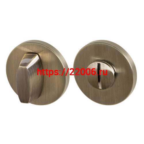 Ручка Armadillo (Армадилло) поворотная BK6.R.URS52 (WC-BOLT BK6 URS) AB-7 бронза фото 4