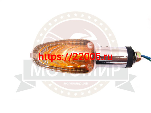 Боковой фонарь (BF-24) "Свеча" хром (пласт) (1001) (кол-во в упак. 200 шт.) (компл. 4 шт)