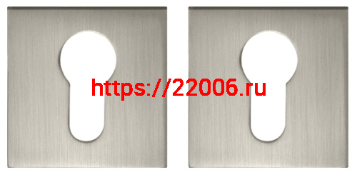 Накладка Fuaro (Фуаро) под цилиндр ET.K.DM51 (ET DM) SN/CP-3 матовый никель/хром