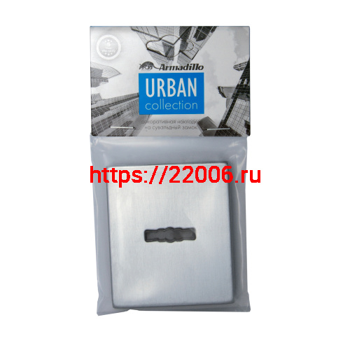 Накладка Armadillo (Армадилло) на сувальдный замок ESC.S-auto.USS/K (PS Protector/USS) CP хром фото 2