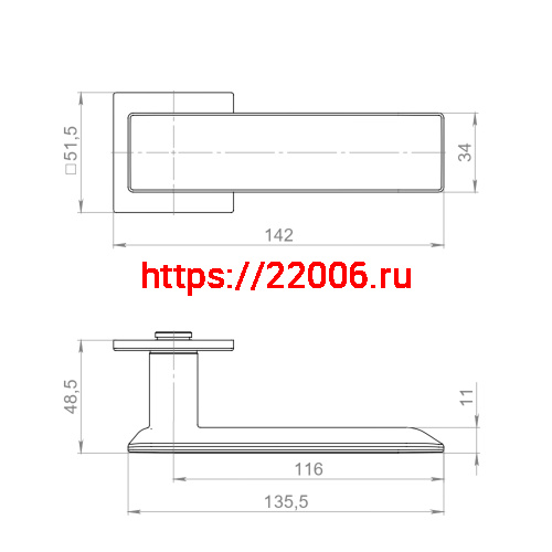 Ручка Armadillo (Армадилло) раздельная K.YM.CASTELLA AC-9 медь фото 5