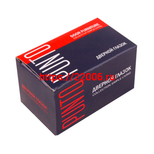 Глазок Punto (Пунто) дверной, оптика пластик DV-1/60-35/P (DVP1/NEW) CP хром фото 2