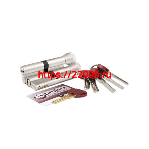 Цилиндровый механизм Mottura (Моттура) с вертушкой DPC1F3646 S3 (82 мм/31+10+41) САТИН.НИКЕЛЬ, 5+1 кл.