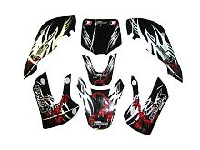 Комплект наклеек на кроссовый мотоцикл KLX SCORPION
