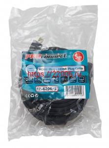 шт. HDMI-шт. HDMI, 5м Proconnect шнур с фильтрами шт. HDMI-шт. HDMI, 5м Proconnect шнур с фильтрами