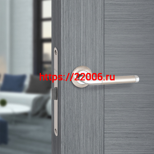 Ручка Punto (Пунто) раздельная R.TL54.REX (REX TL) 105mm SN/CP-3 матовый никель/хром фото 2