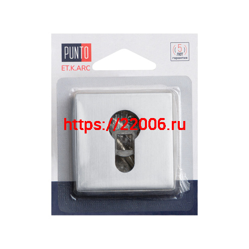 Накладка Punto (Пунто) под цилиндр ET.K.ARC.Q52 (ET ARC) SSC-16 сатин.хром фото 2