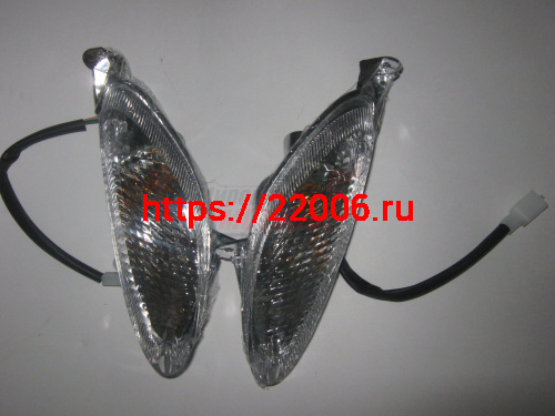 Боковые фонари передние YB50QT-3 Racer Meteor (пара) Боковые фонари передние YB50QT-3 Racer Meteor (пара)