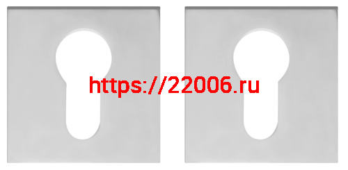 Накладка Fuaro (Фуаро) под цилиндр ET.K.DM51 (ET DM) CP-8 хром