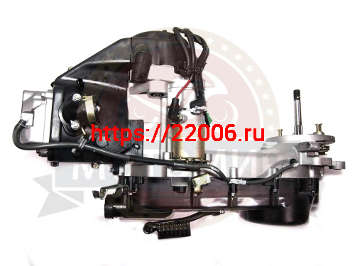 Двигатель скутер 4х такт. GY6-150 157QMJ 150 см3 19 шл. фото 2