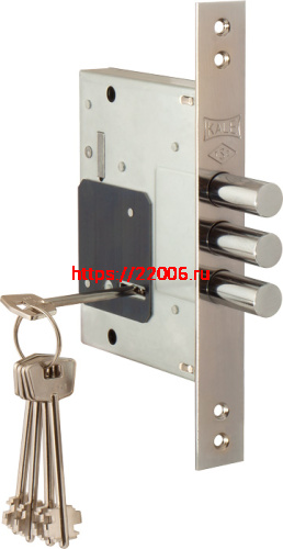 Замок Kale kilit (Кале килит) врезной сувальдный 257/L, 5 кл.